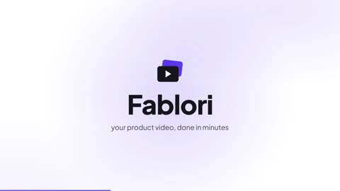 Frame 2: the Fablori name and logo